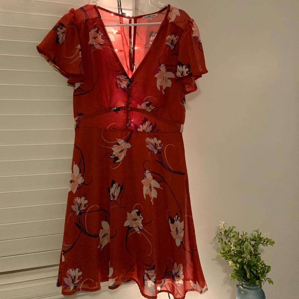 Red dress